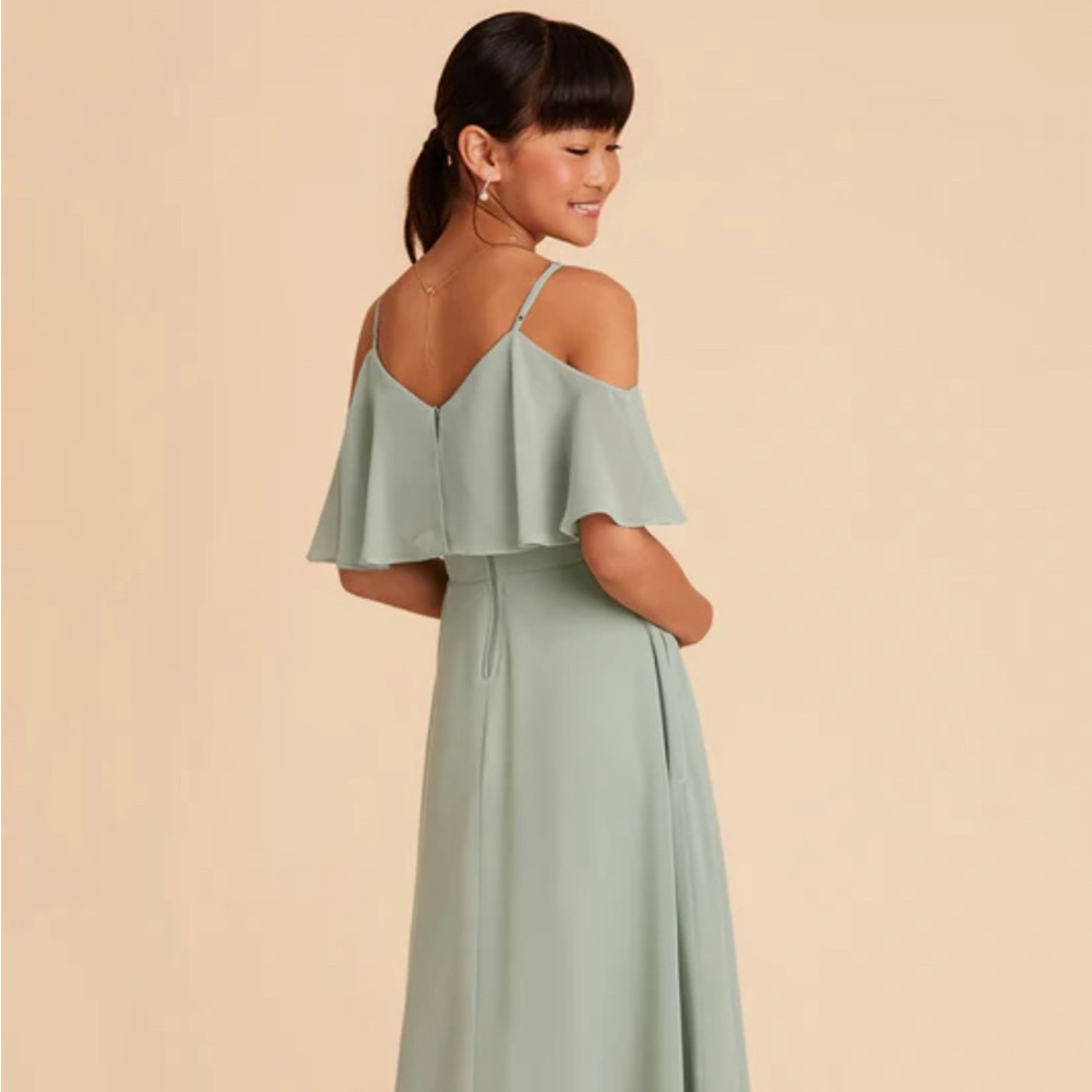 Birdy Grey - Janie Junior Convertible Bridesmaid Dress in Sage.